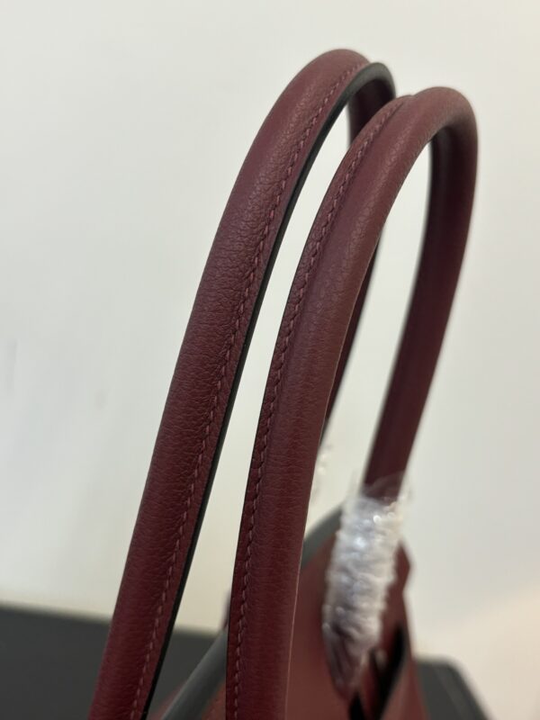 Hermes_Shoulder_Birkin_29_Craftsmanship-Wine Red Bag