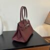 Hermes_Shoulder_Birkin_29_Craftsmanship-Wine Red Bag