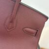 Hermes_Shoulder_Birkin_29_Craftsmanship-Wine Red Bag
