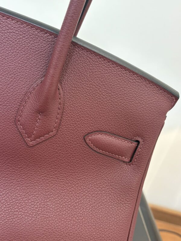 Hermes_Shoulder_Birkin_29_Craftsmanship-Wine Red Bag