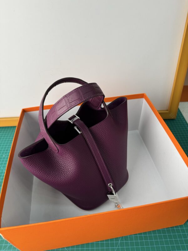 Hermes_Picotin_18_Touch_Material_Techniques-Purple Bag
