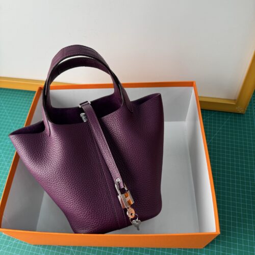 Hermes_Picotin_18_Touch_Material_Techniques-Purple Bag