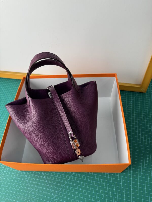 Hermes_Picotin_18_Touch_Material_Techniques-Purple Bag