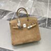 Birkin_30_Suede_Craftsmanship-Light Brown Bag