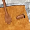 Birkin_30_Suede_Craftsmanship-Camel Brown Bag