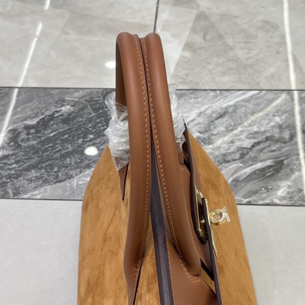Birkin_30_Suede_Craftsmanship-Camel Brown Bag