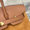 Birkin_30_Suede_Craftsmanship-Camel Brown Bag