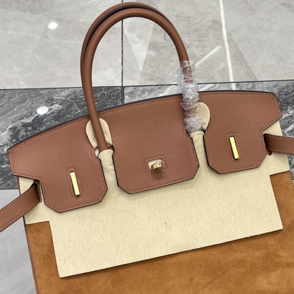 Birkin_30_Suede_Craftsmanship-Camel Brown Bag