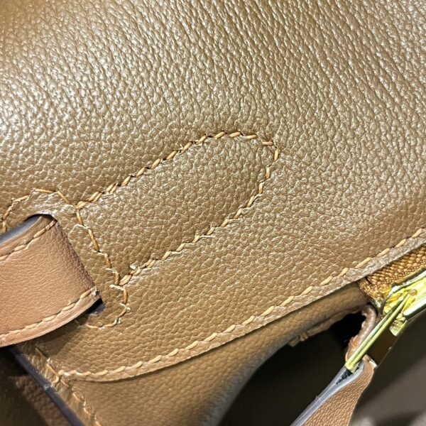 Birkin_30_Suede_Craftsmanship-Camel Brown Bag