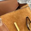 Birkin_30_Suede_Craftsmanship-Camel Brown Bag