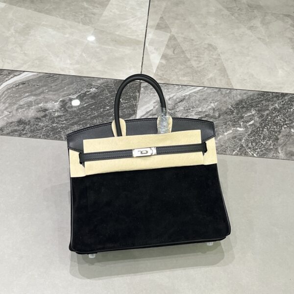 Birkin_30_Suede_Craftsmanship-Black Bag