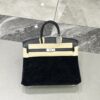 Birkin_30_Suede_Craftsmanship-Black Bag