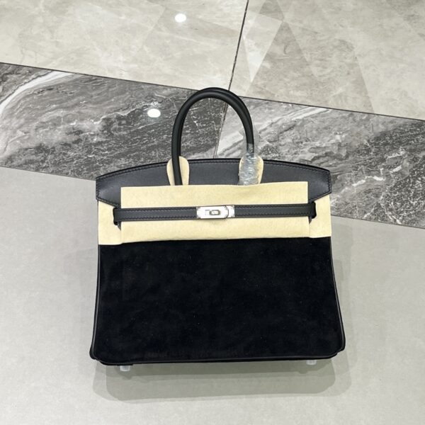 Birkin_30_Suede_Craftsmanship-Black Bag