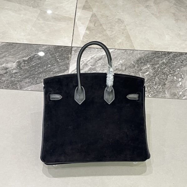 Birkin_30_Suede_Craftsmanship-Black Bag