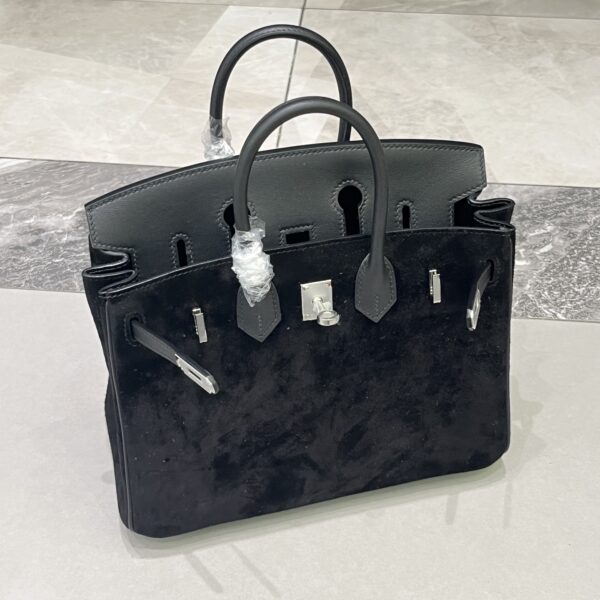 Birkin_30_Suede_Craftsmanship-Black Bag