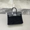 Birkin_30_Suede_Craftsmanship-Black Bag