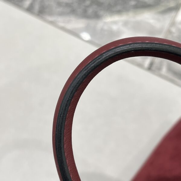 Birkin_30_Suede_Craftsmanship-Wine Red Bag