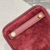 Birkin_30_Suede_Craftsmanship-Wine Red Bag