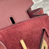 Birkin_30_Suede_Craftsmanship-Wine Red Bag