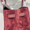 Birkin_30_Suede_Craftsmanship-Dark Wine Red Bag