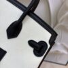 Birkin_Cargo_25_Craftsmanship-Black & White Canvas Bag