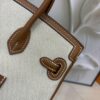 Birkin_Cargo_25_Craftsmanship-Brown & White Canvas Bag
