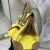 Birkin_Cargo_25_Craftsmanship-Yellow & Brown Canvas Bag