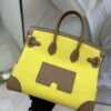 Birkin_Cargo_25_Craftsmanship-Yellow & Brown Canvas Bag