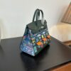 Birkin_Faubourg_20_Craftsmanship-Dark Green Multicolor Orange Bag