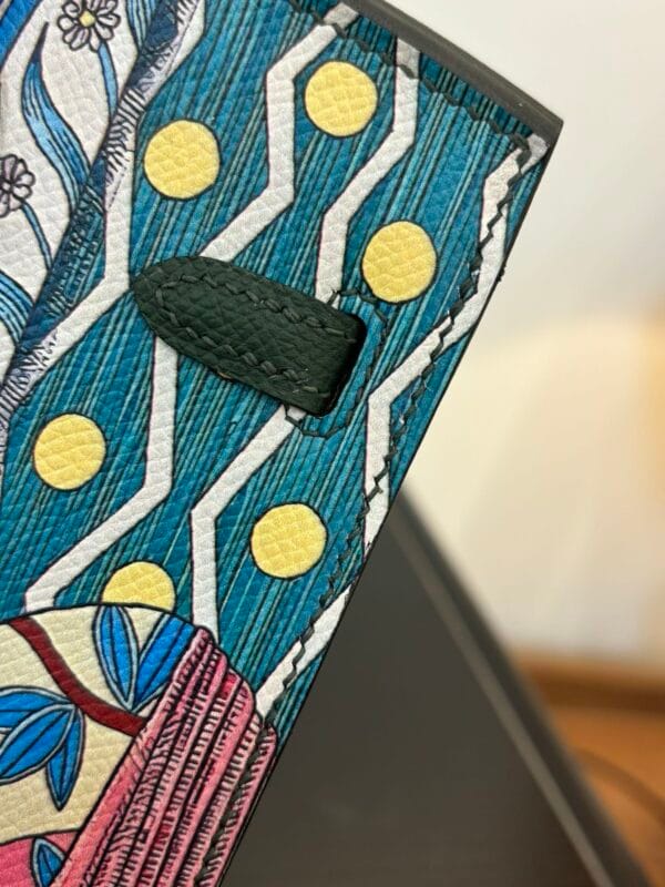 Birkin_Faubourg_20_Craftsmanship-Dark Green Multicolor Orange Bag