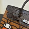 Birkin_Faubourg_20_Craftsmanship-Grey Yellow Pink Orange Bag
