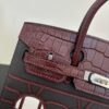Birkin_Faubourg_20_Craftsmanship-Wine Red Black White Orange Bag