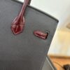 Birkin_Faubourg_20_Craftsmanship-Wine Red Black White Orange Bag