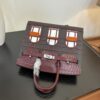 Birkin_Faubourg_20_Craftsmanship-Wine Red Black White Orange Bag