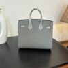 Birkin_Faubourg_20_Craftsmanship-Light Grey Dark Grey White Orange Bag