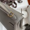 Kelly_25_Togo_Craftsmanship-Dark Grey Bag