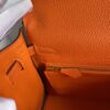 Kelly_25_Togo_Craftsmanship-Orange Bag