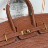 Birkin_20_Matte_Alligator_Craftsmanship-Brown Crocodile Bag